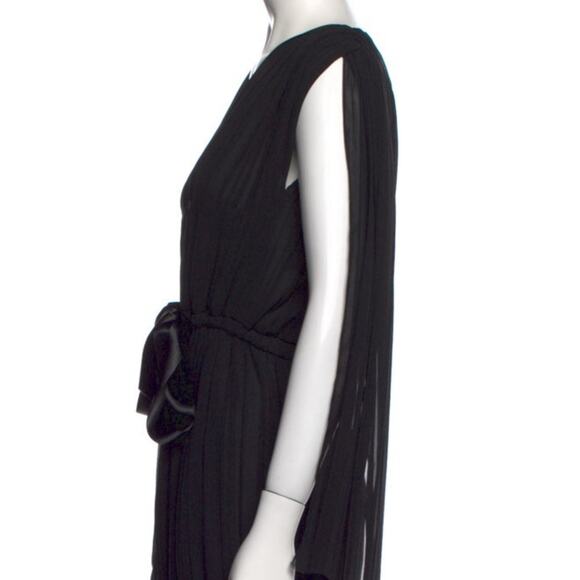 TRE by Natalie Ratabesi The Lido pleated sleeveless black mini party dress Sz 6 - Picture 7 of 9